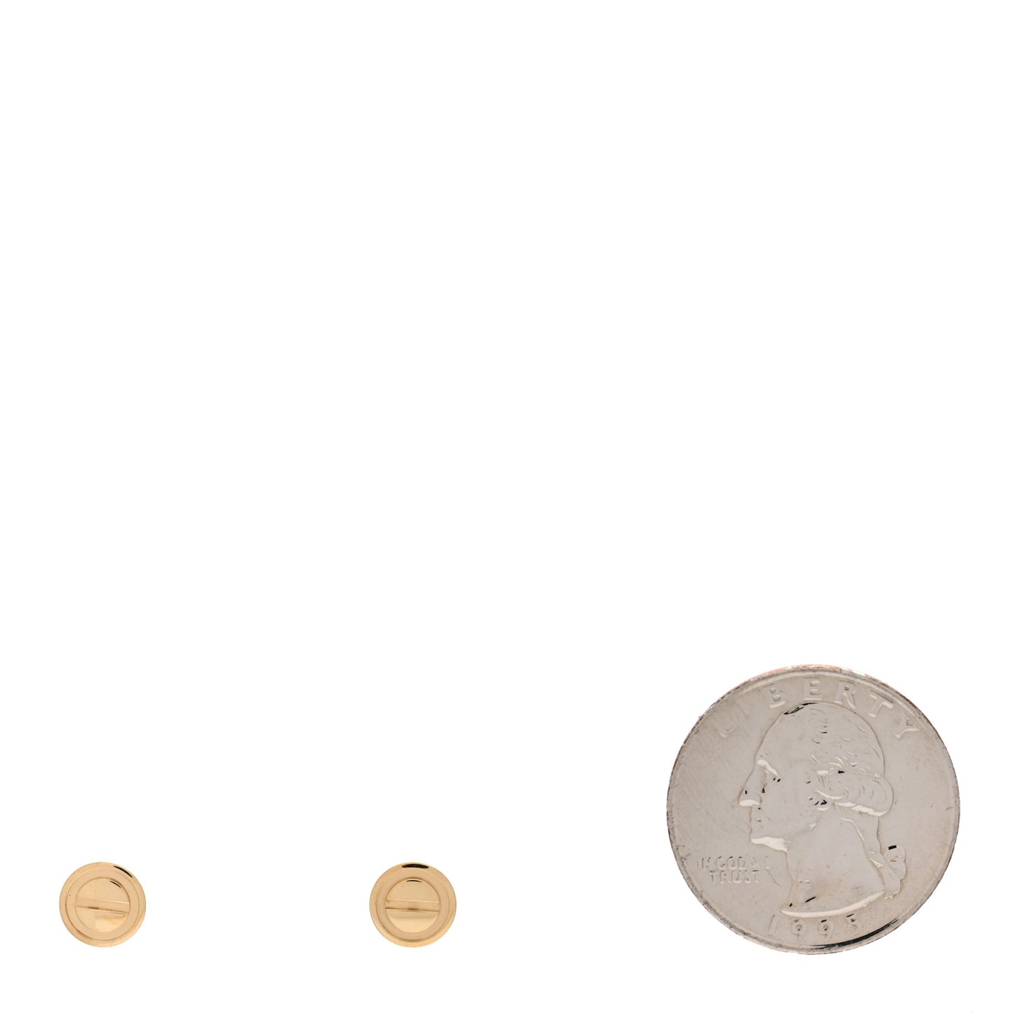 18K Yellow Gold LOVE Earrings