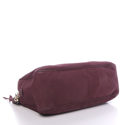 Gucci Vitello Range Medium Soho Bowler Burgundy 4 of 36