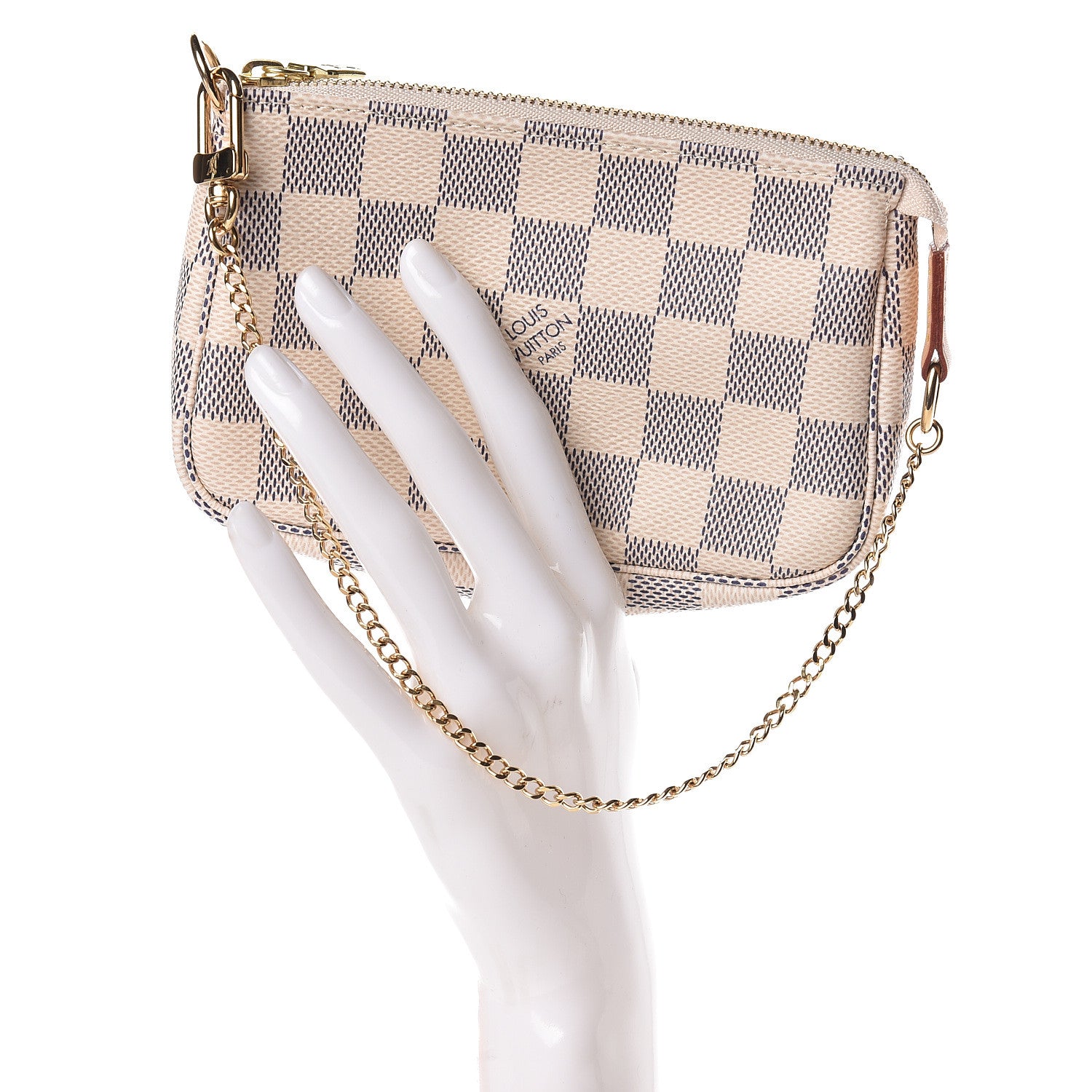 Louis Vuitton Damier Azur Mini Pochette Accessories 2 of 8