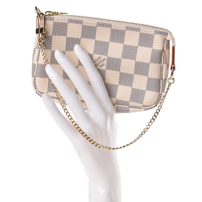 Louis Vuitton Damier Azur Mini Pochette Accessories 2 of 8