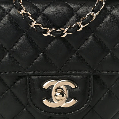 Chanel Lambskin Quilted CC In Love Heart Bag Black 8 of 10