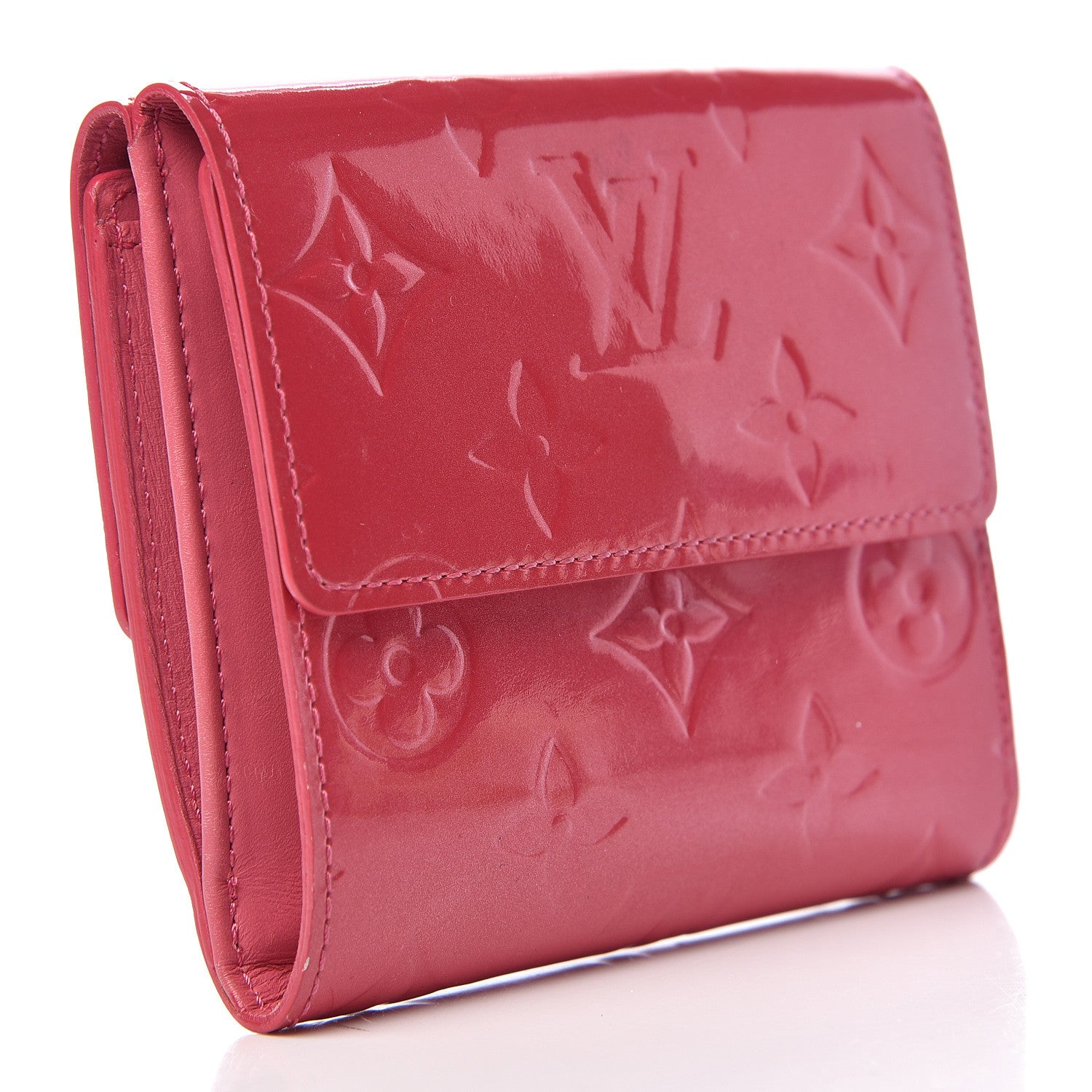 Louis Vuitton Vernis Elise Wallet Framboise 3 of 8
