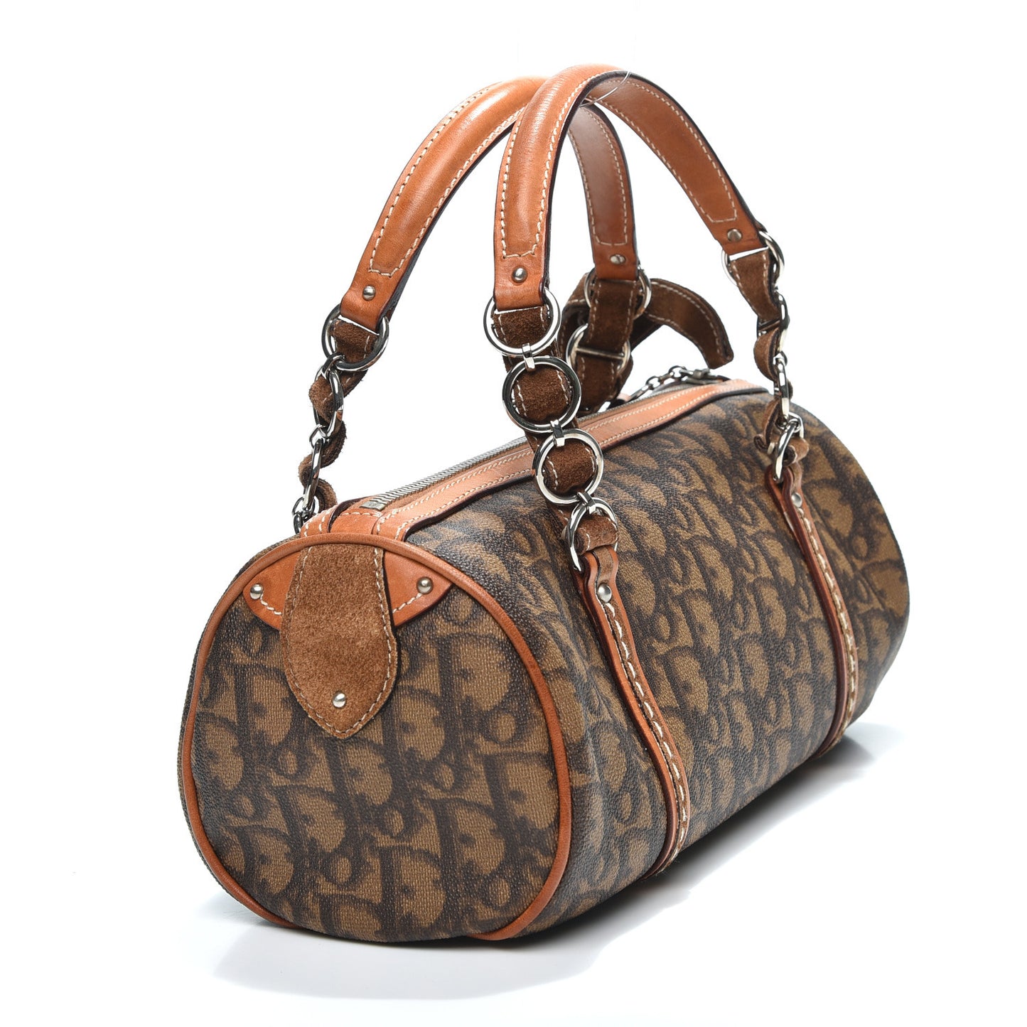 Monogram Trotter Romantique Boston Bag Brown