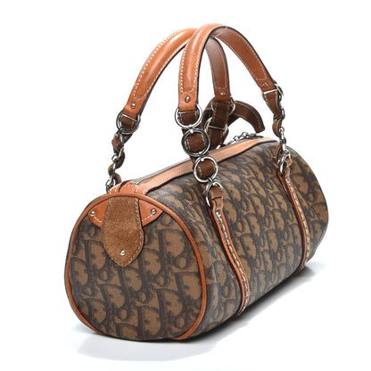 Christian Dior Monogram Trotter Romantique Boston Bag Brown 2 of 9