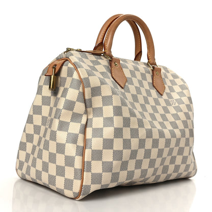 Louis Vuitton Damier Azur Speedy 30 3 of 11