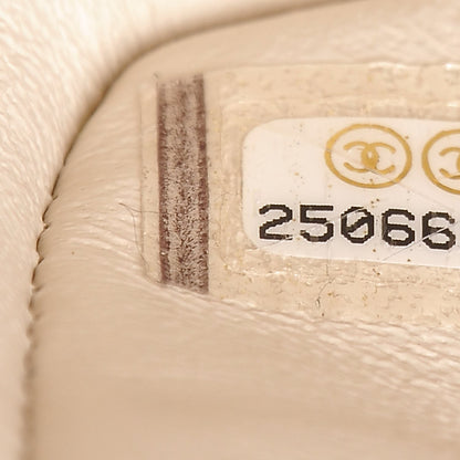 Chanel Caviar Quilted Medium Double Flap Light Beige 7 of 8