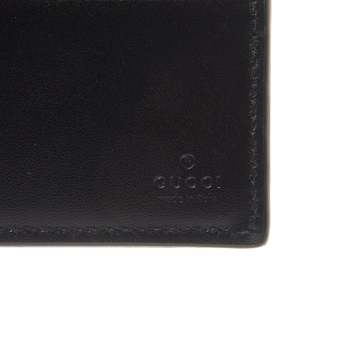 Guccissima Signature Dorian Bi-Fold Wallet Black