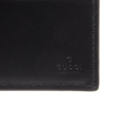 Gucci Guccissima Signature Dorian Bi-Fold Wallet Black 7 of 10