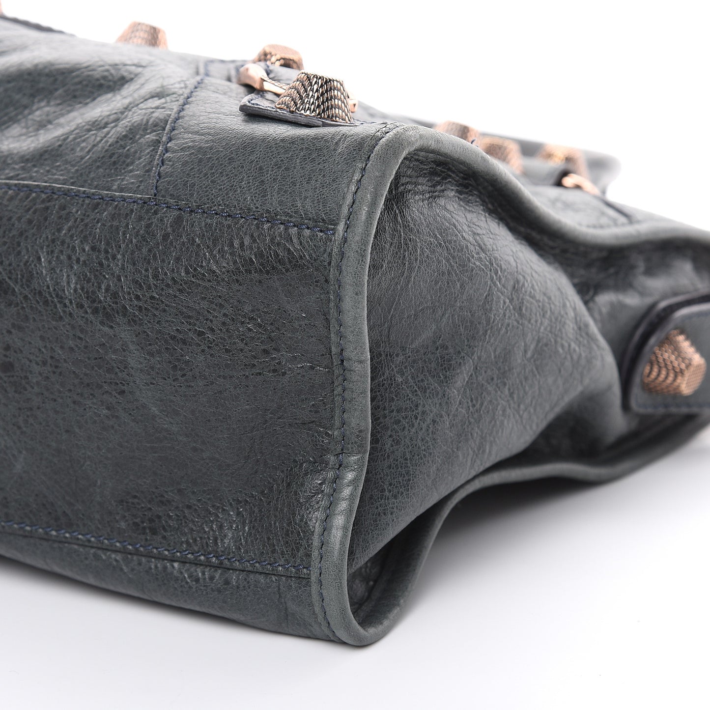 Agneau Giant 21 Rose Gold Hardware City Anthracite