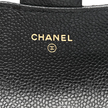 Chanel Caviar Quilted Flap Card Holder Black 6 of 8