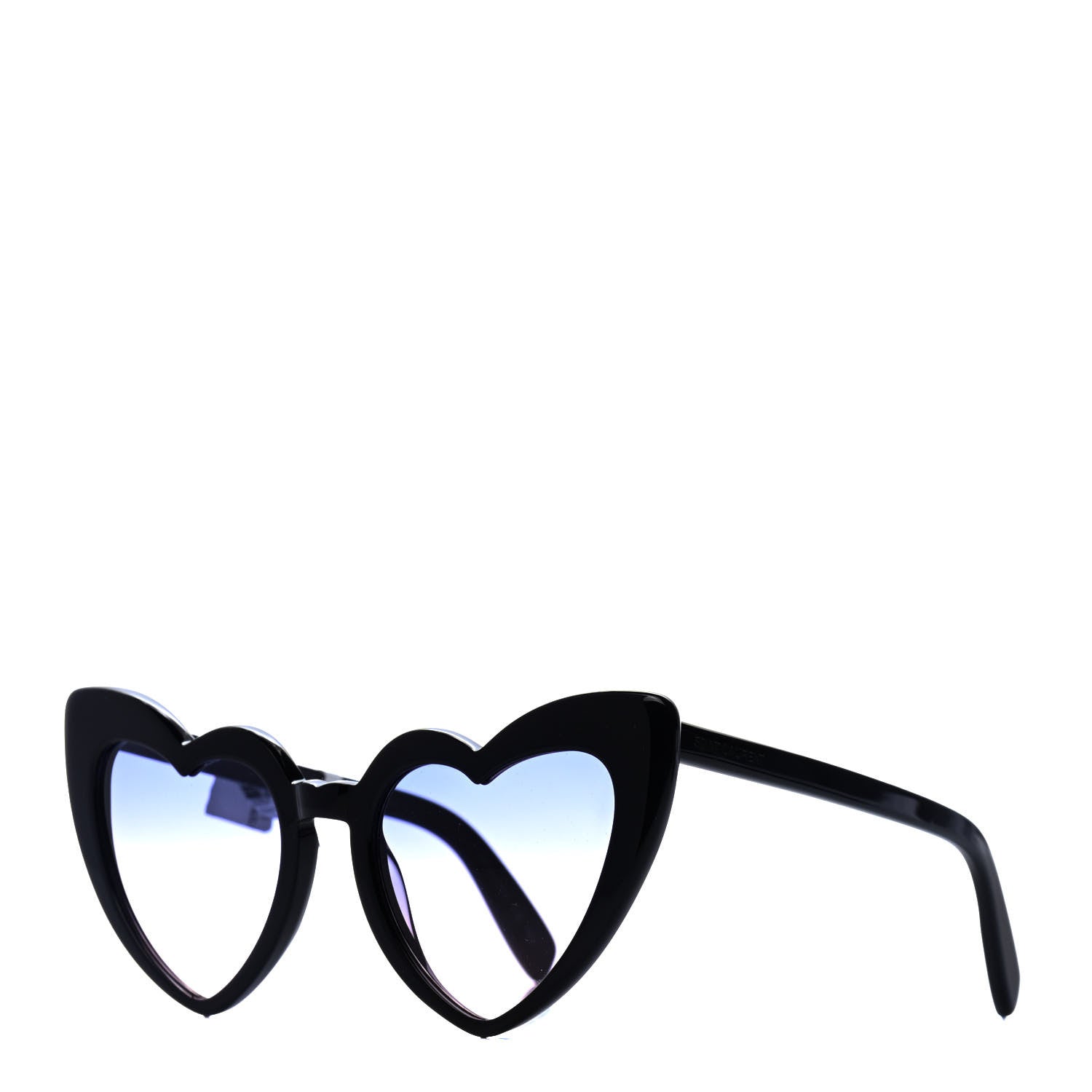 Saint Laurent Acetate Heart Frame Loulou SL181 Sunglasses Black 1 of 4