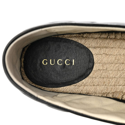 Gucci Nappa Matelasse GG Marmont Espadrilles 39 Black 8 of 11