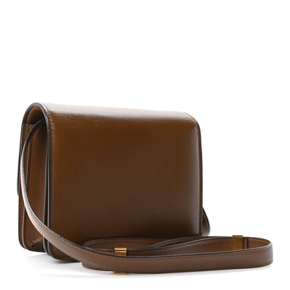 Celine Smooth Calfskin Small Classic Box Flap Bag Camel 3 of 10