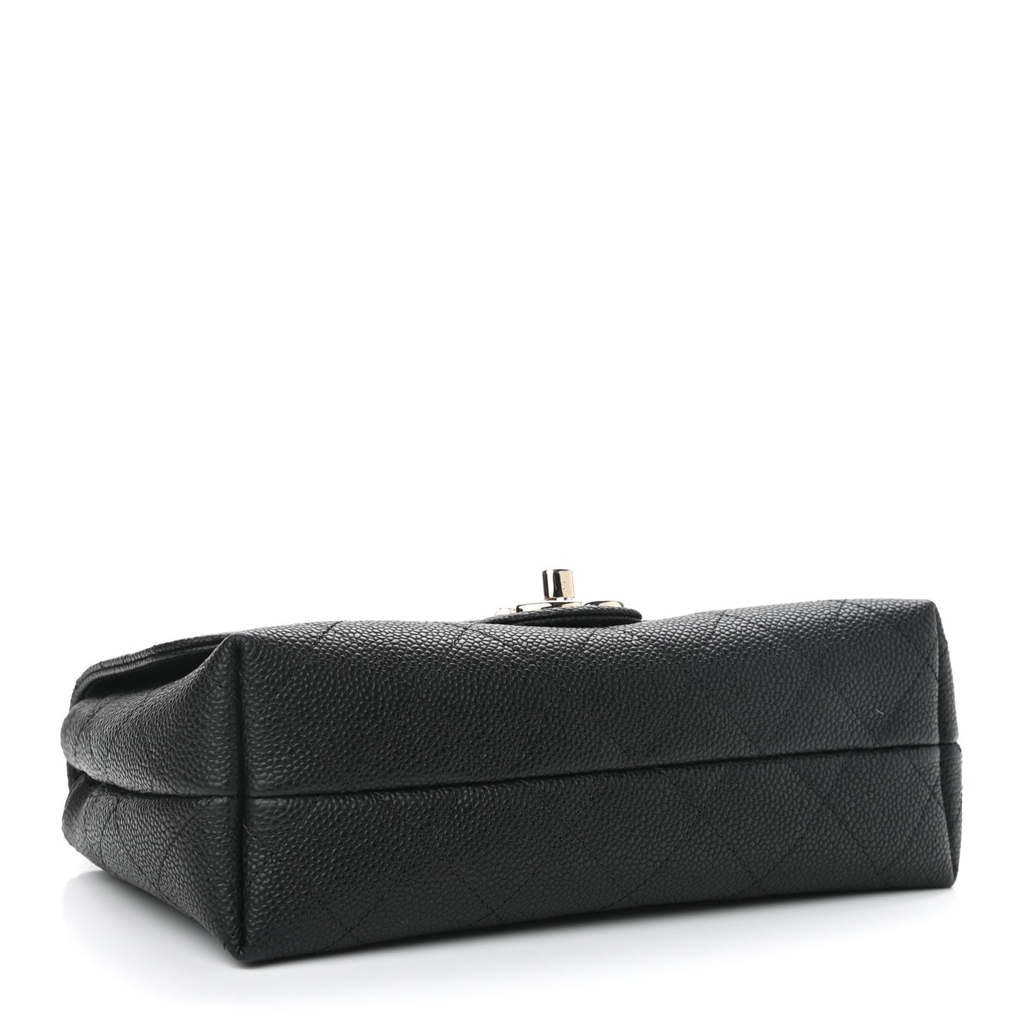 Caviar Quilted Small City Walk Flap Black