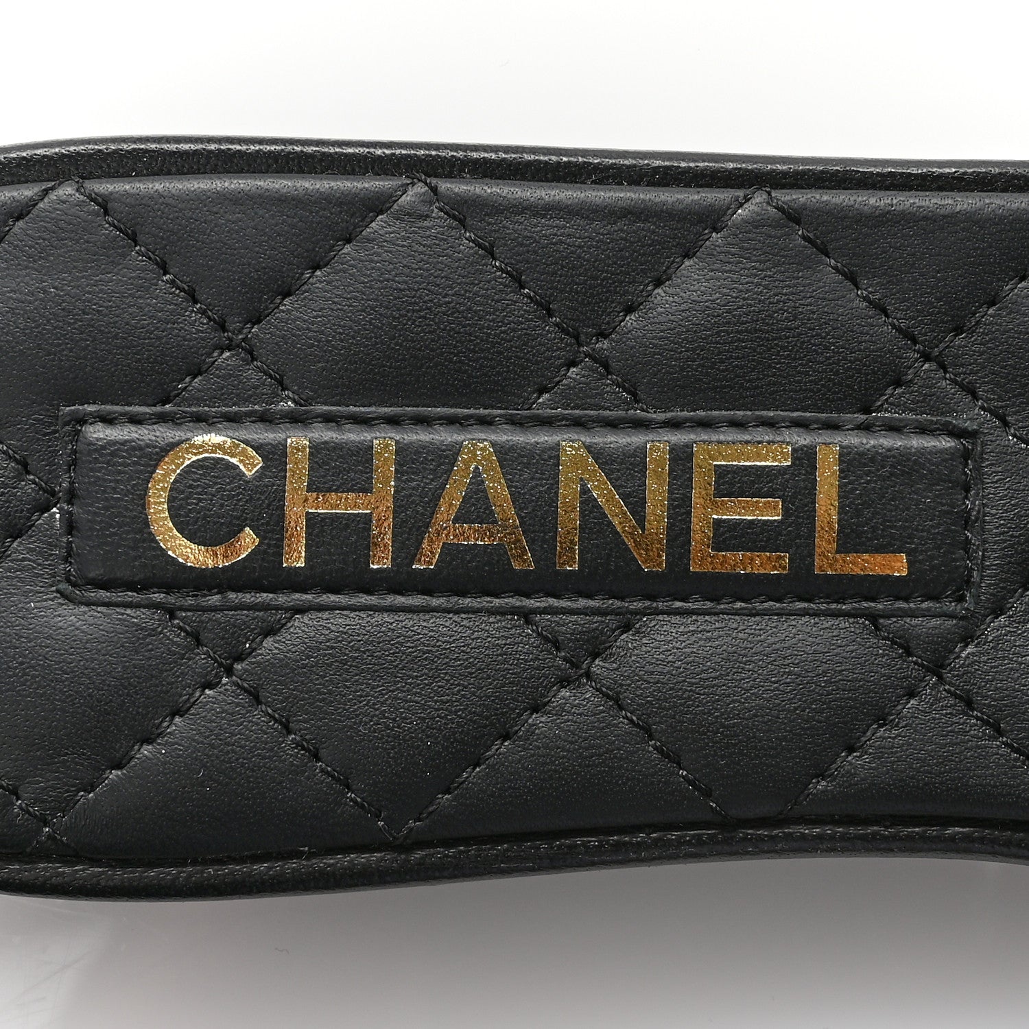 Chanel Lambskin Quilted CC Turnlock Sandals 38.5 Black 7 of 9