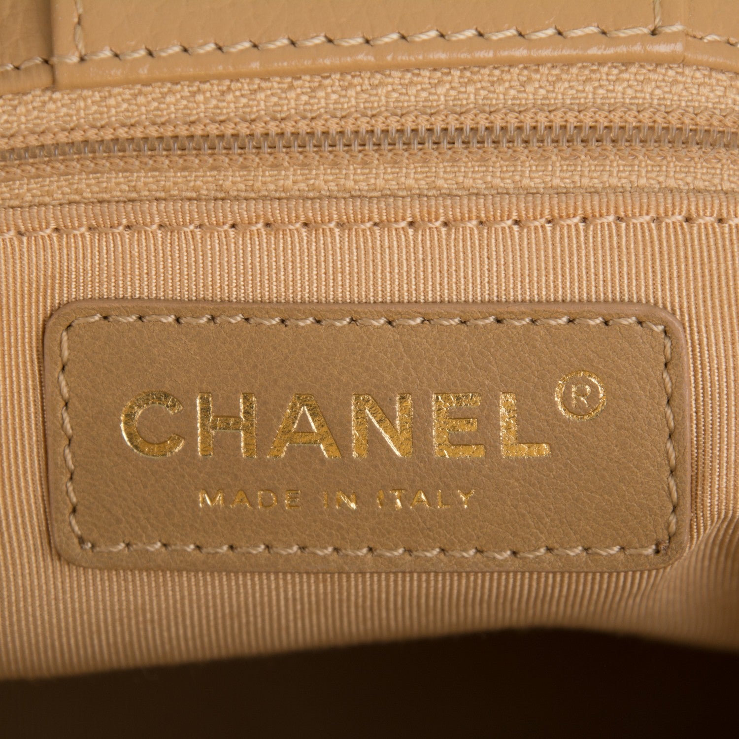 Chanel Calfskin Cerf Executive Shopper Tote Beige 7 of 11