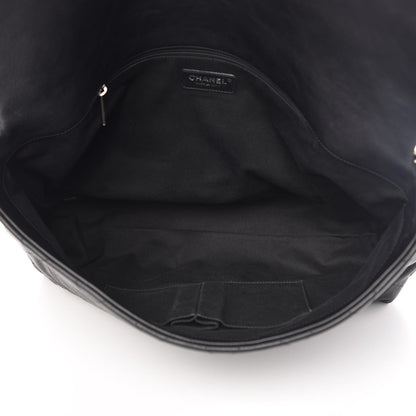 Chanel Grained Calfskin Stitched Large Braided With Style Flap Black 5 of 11