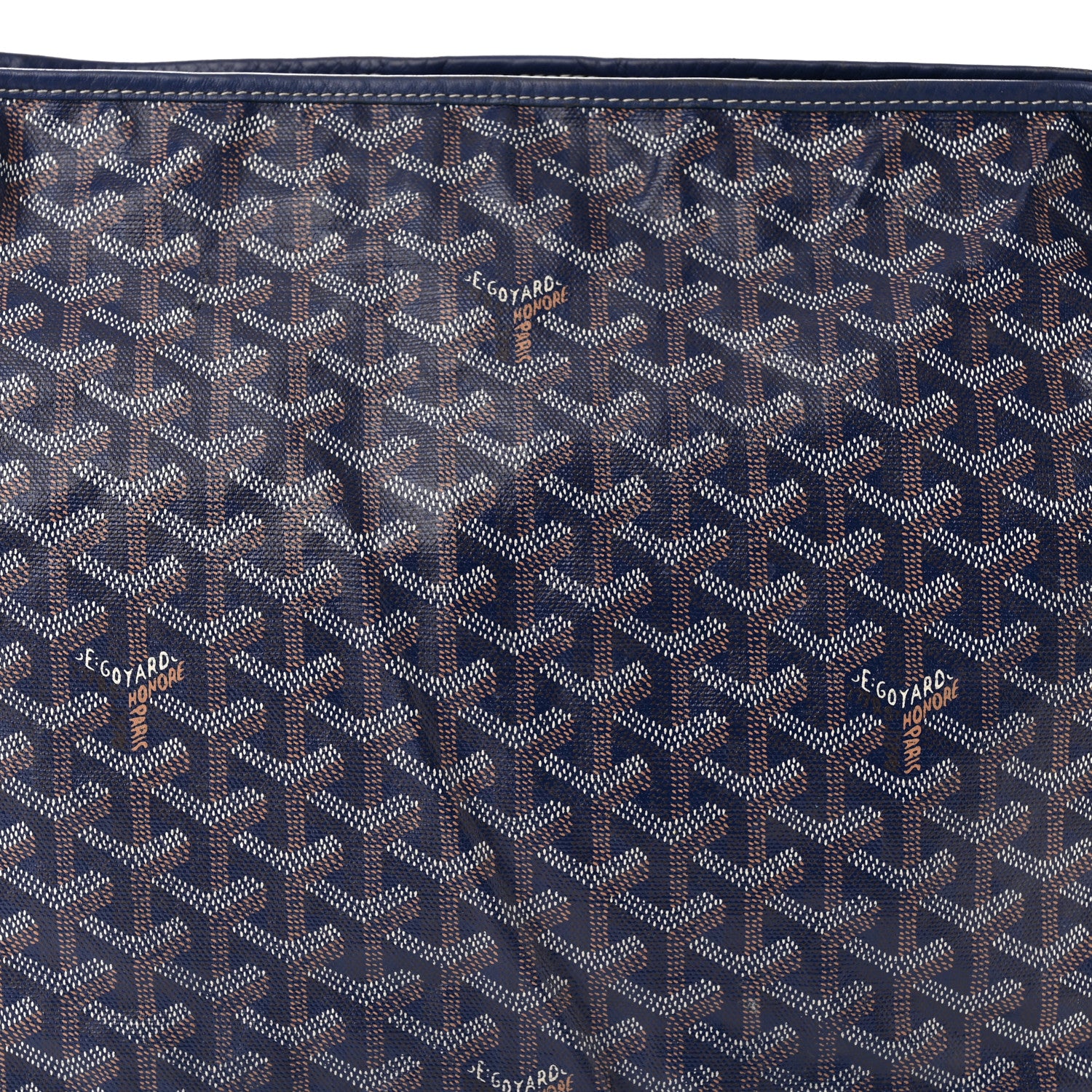 Goyard Goyardine Fidji Zip Hobo Navy 8 of 15