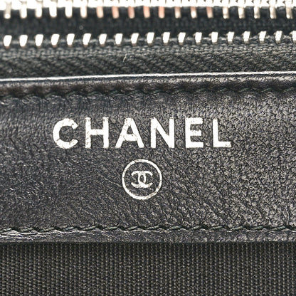 Chanel Lambskin Quilted Small Boy Clutch With Chain Black 6 of 10