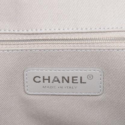 Chanel Glazed Calfskin Small Deauville Tote Black 6 of 8
