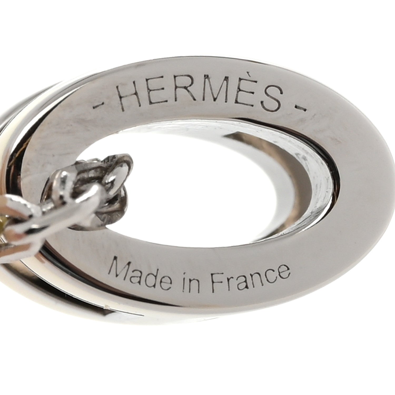 Hermes Palladium Mini Pop H Pendant Necklace Jaune Soufre Pale 6 of 8