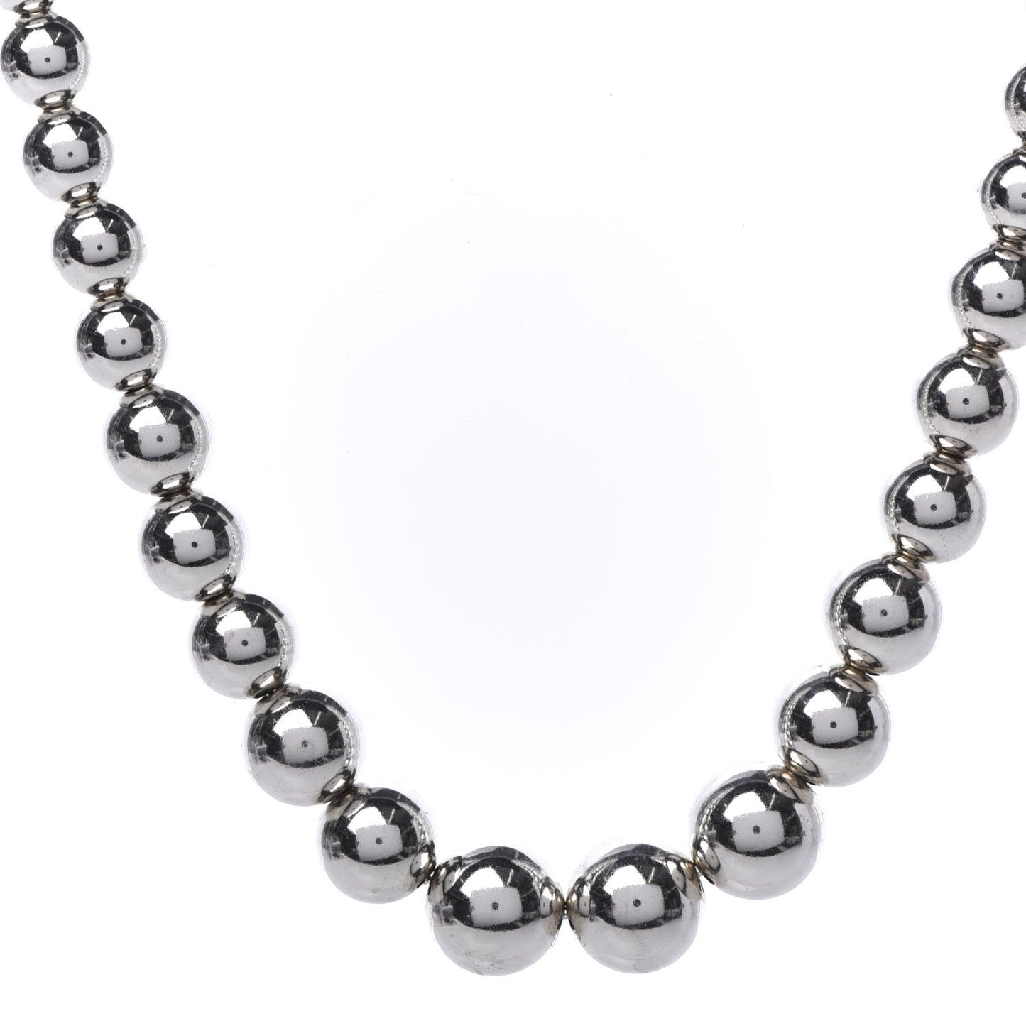 Sterling Silver HardWear Graduated Ball Necklace