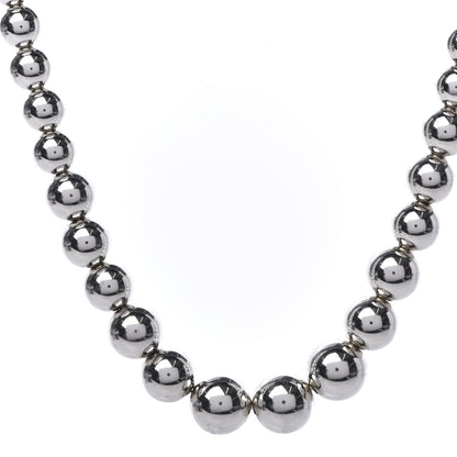 Tiffany Sterling Silver HardWear Graduated Ball Necklace 4 of 6