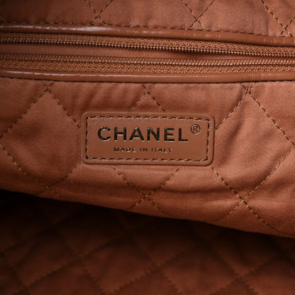 Chanel Shiny Calfskin Quilted Chanel 22 Camel 7 of 10