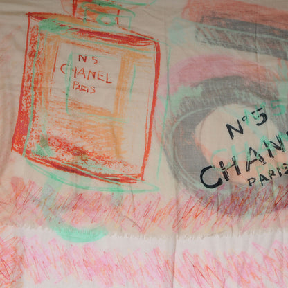 Chanel Cashmere CC N°5 Scarf Shawl 6 of 6