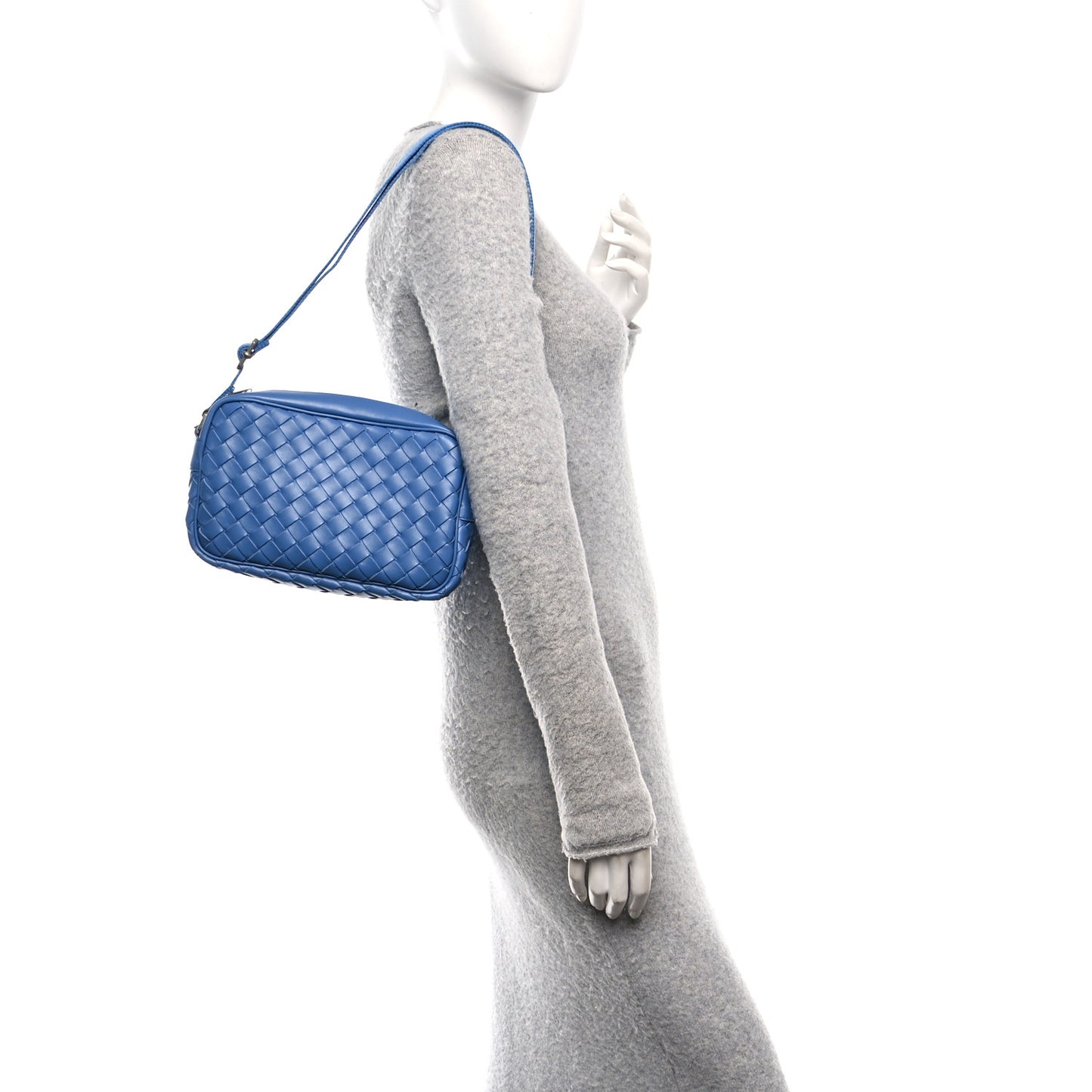 Calfskin Intrecciato Camera Bag Surf