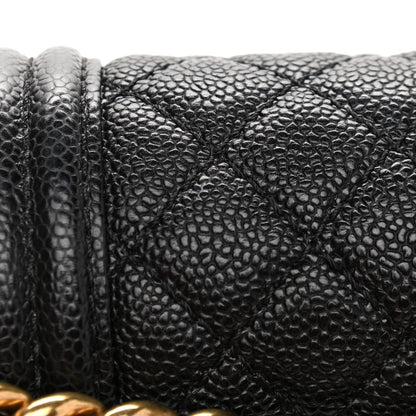 Chanel Caviar Quilted New Medium Boy Flap Black 10 of 12