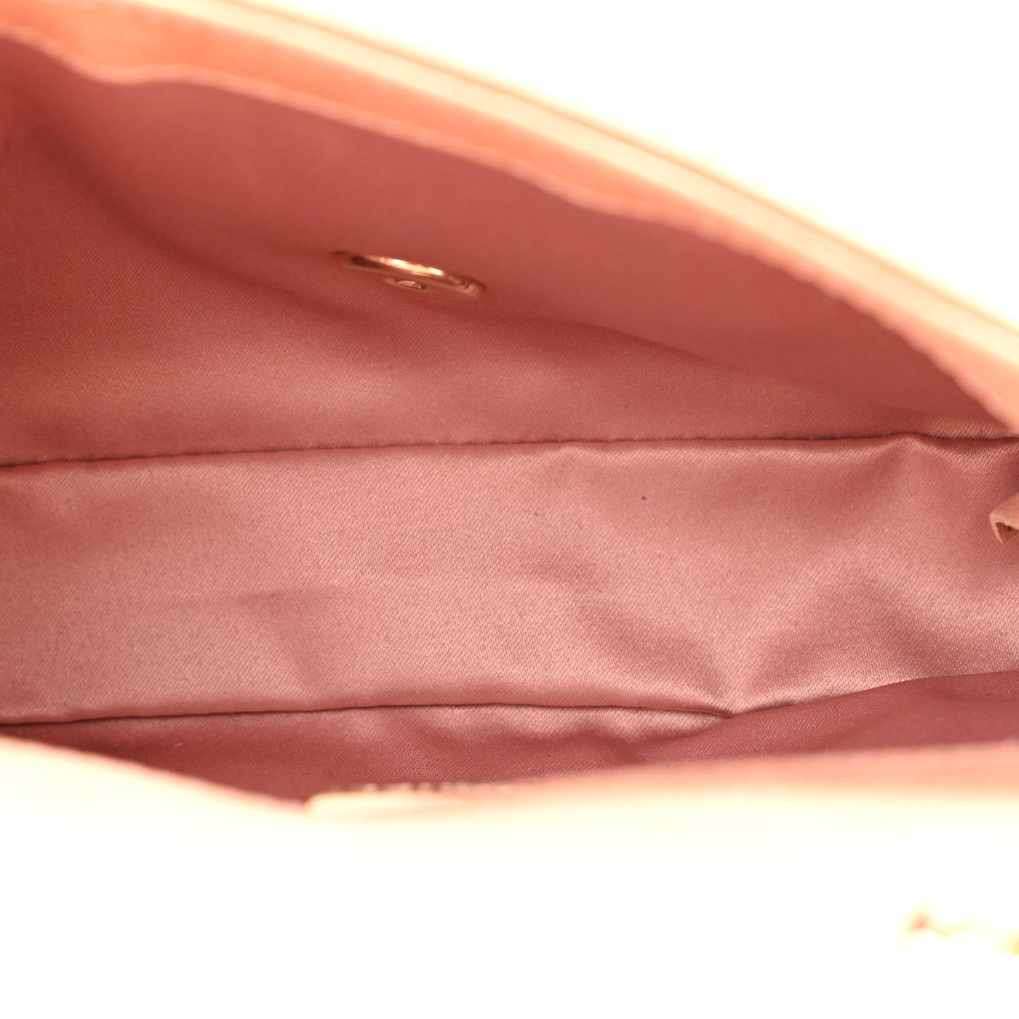 Suede Calfskin Crystal Mini Flap Pink Golden