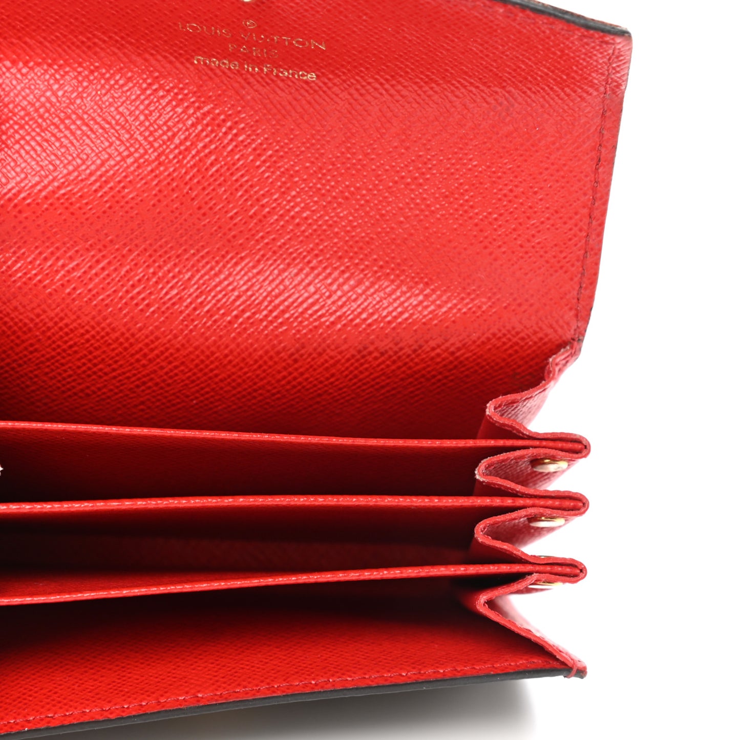 Monogram Sarah Multicartes Coquelicot