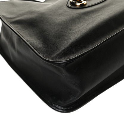 Gucci New Sakai Calfskin Lux Horsebit 1955 Tote Bag Black 12 of 14