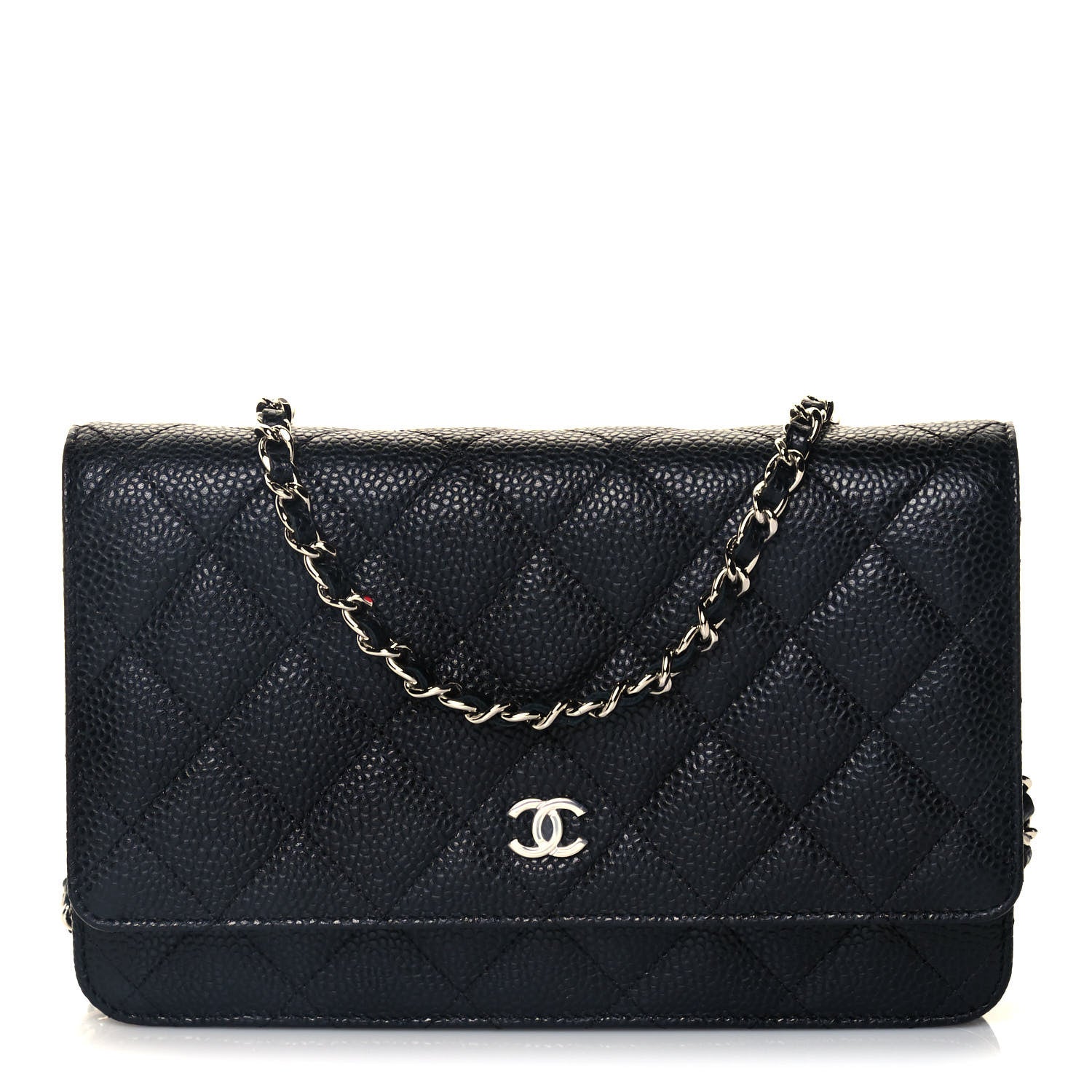 Chanel Caviar Quilted Wallet On Chain WOC Black 1 of 11