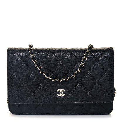 Chanel Caviar Quilted Wallet On Chain WOC Black 1 of 11
