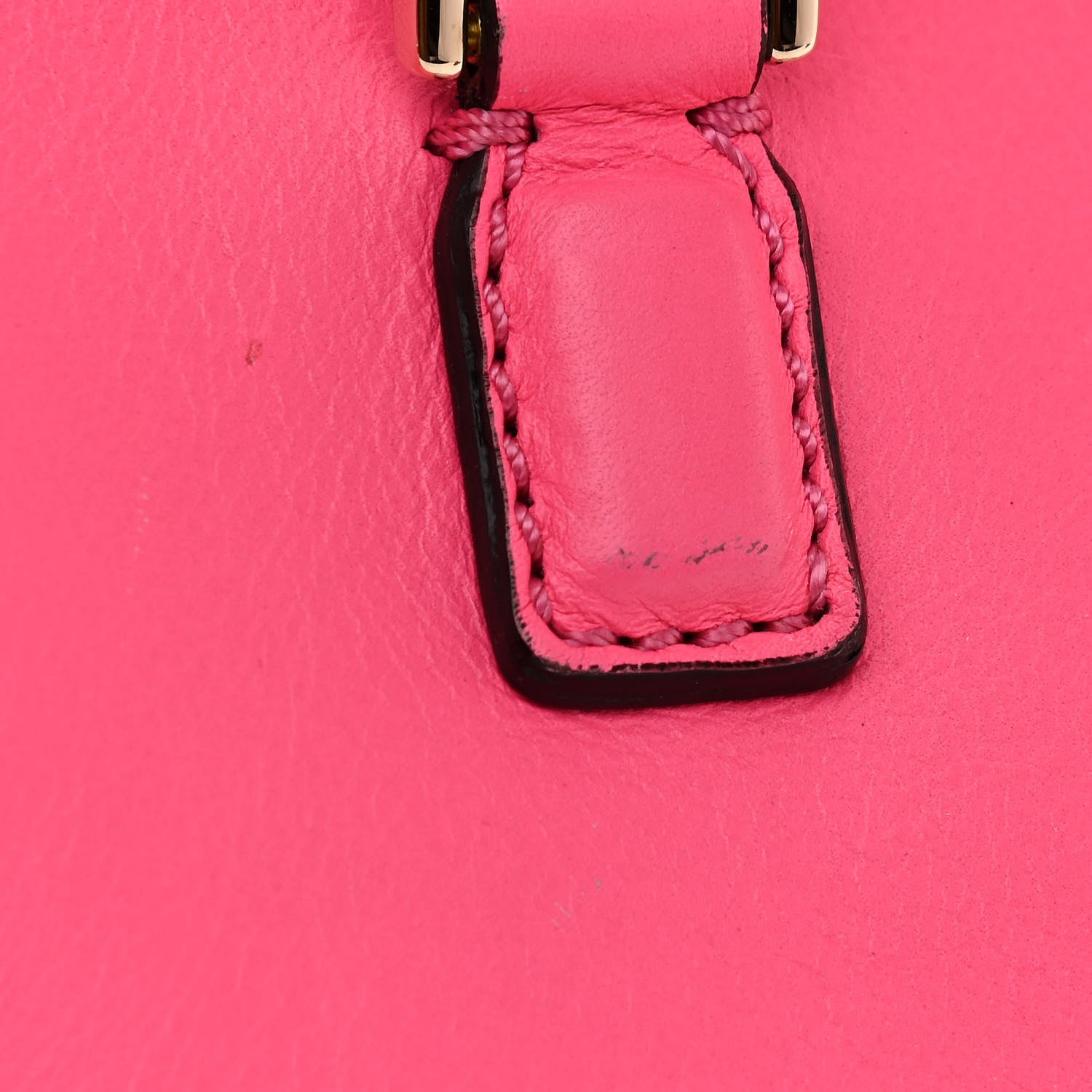 Valentino Garavani Vitello Small Rockstud Double Handle Tote Fuxia Fluo 13 of 16