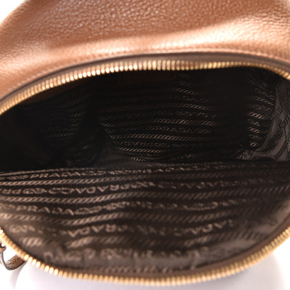 Prada Vitello Daino Zip Backpack Cuoio 6 of 6