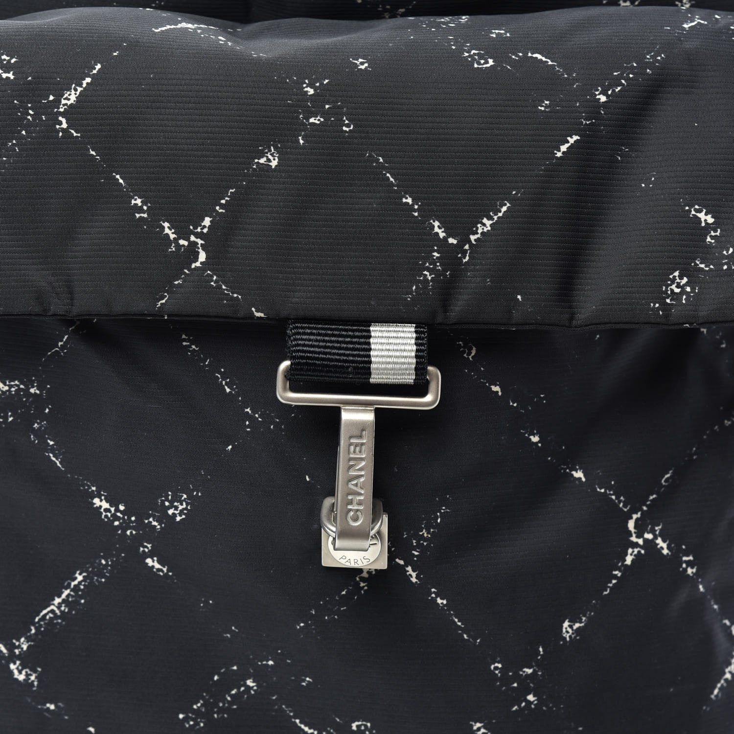 Chanel Nylon Travel Backpack Black 7 of 9