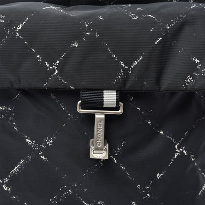 Chanel Nylon Travel Backpack Black 7 of 9