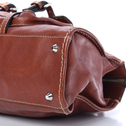 Chloe Calfskin Edith Satchel Ecureil Brown 7 of 11