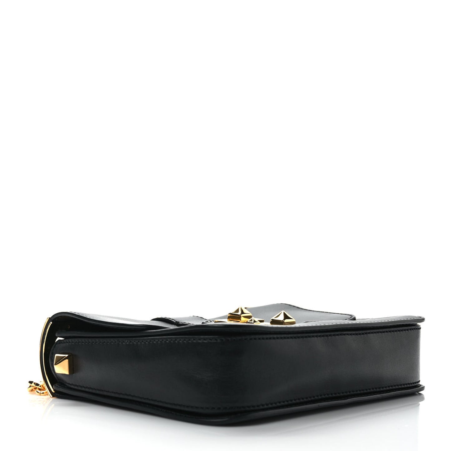 Vitello B-Rockstud Flap Black