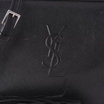 Saint Laurent Lambskin Monogram Small Lou Camera Bag Black 9 of 10