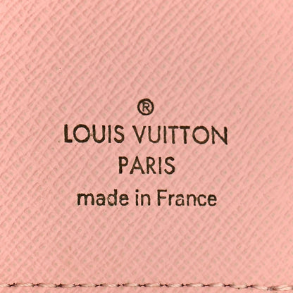 Louis Vuitton Damier Azur Zoe Wallet Rose Ballerine 6 of 10