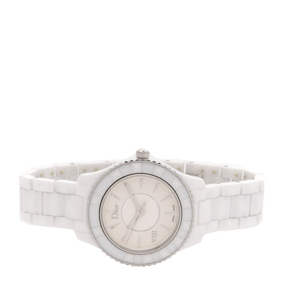 Christian Dior Stainless Steel Ceramic 33mm Dior VIII Quartz Watch White 2 of 4