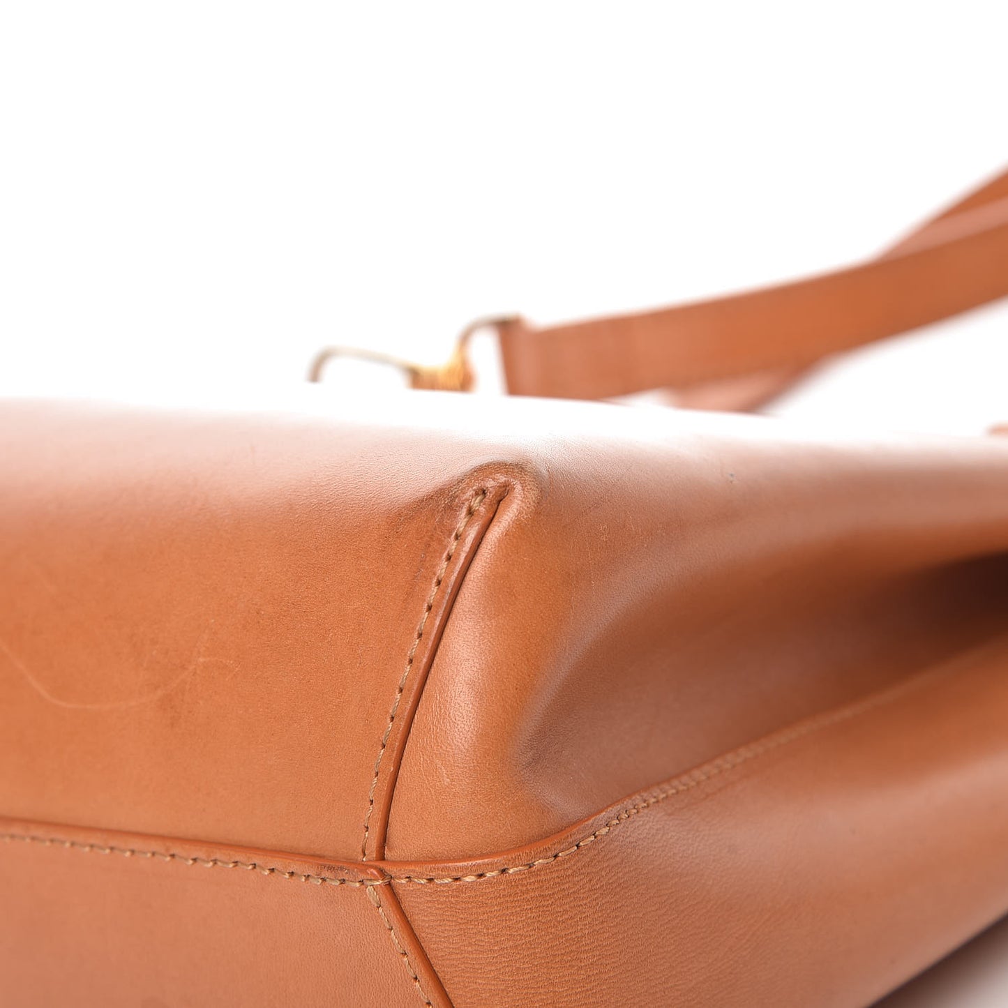 Calfskin Mini Lady Bag Camello Rosa