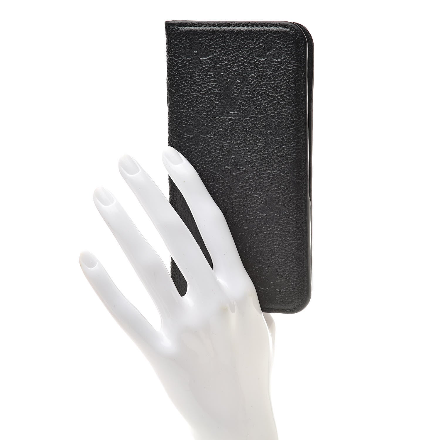 Louis Vuitton Empreinte iPhone X/XS Folio Case Black 2 of 8