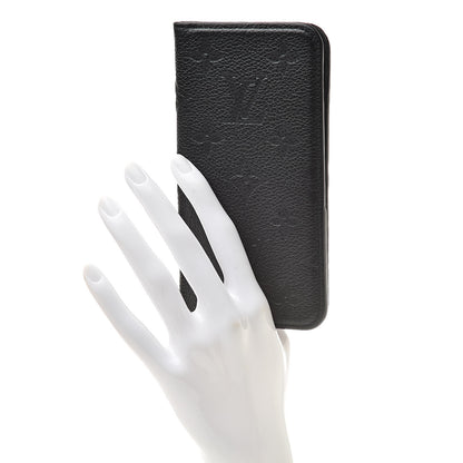 Louis Vuitton Empreinte iPhone X/XS Folio Case Black 2 of 8