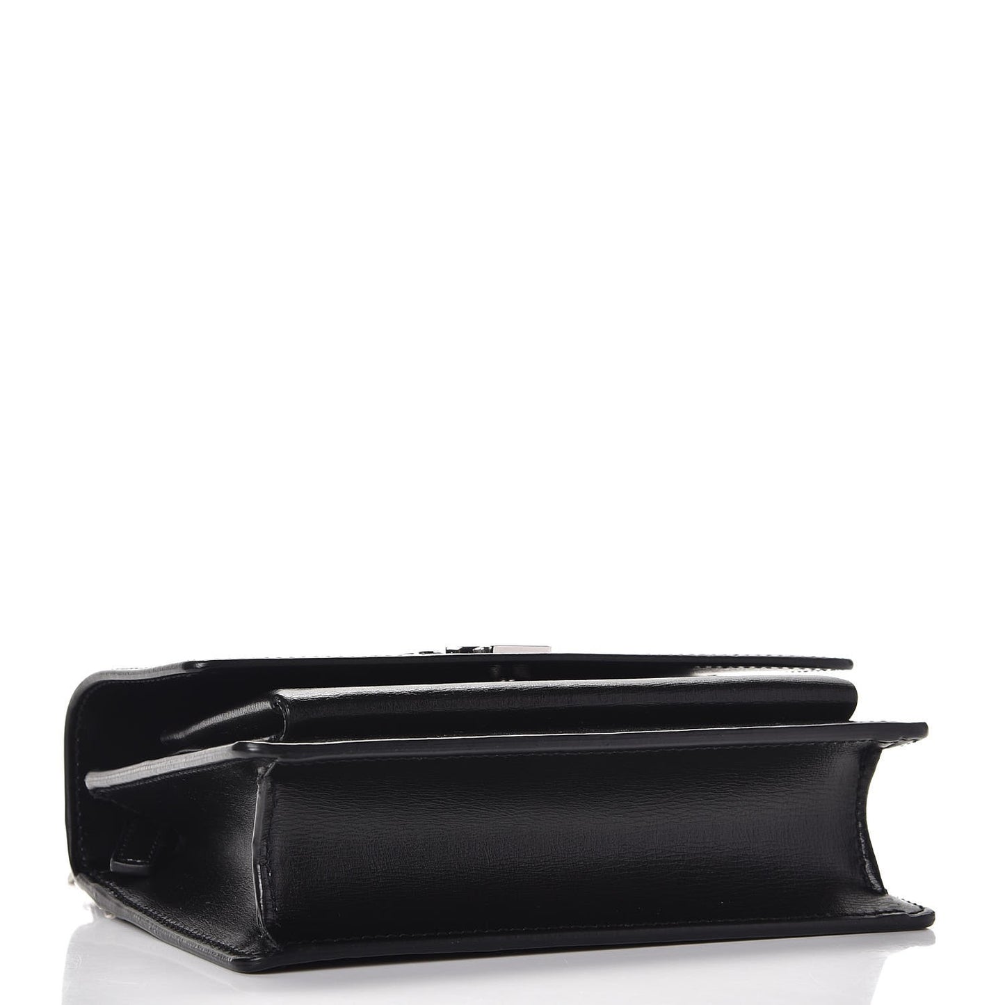 Calfskin Monogram Sunset Chain Wallet Black