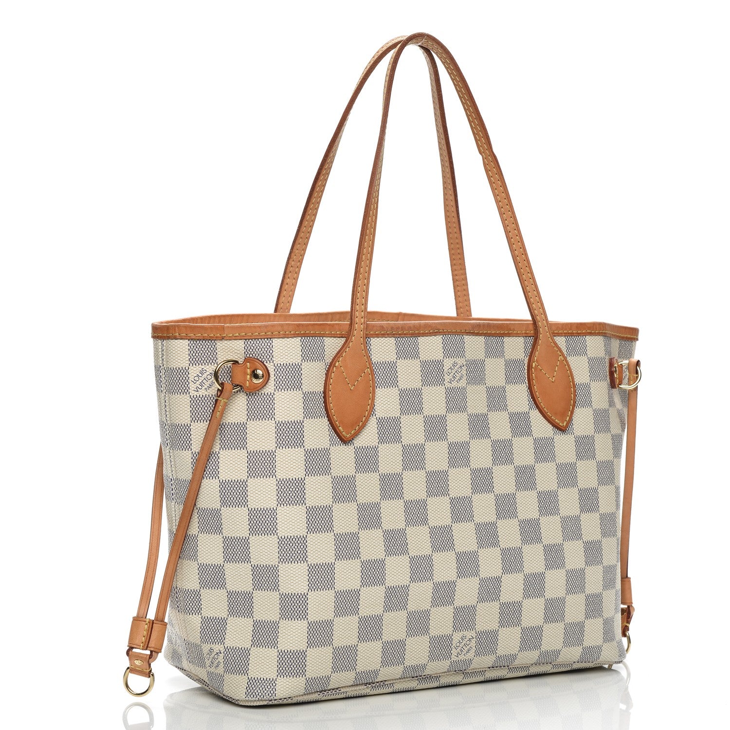 Louis Vuitton Damier Azur Neverfull PM 3 of 10